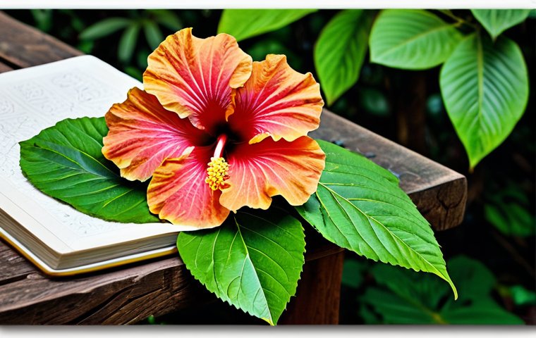 물성매력 디자인의 비주얼 아이디어 발상법 - **Nature's Design Palette in Malaysia**
A highly detailed, macro-level shot within a lush, vibra...