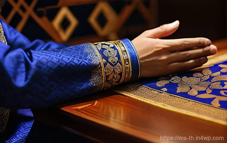 물성매력 디자인의 크리에이티브 프로세스 - **Prompt:** A close-up shot of a discerning Malay individual's hand gently caressing a beautifully c...