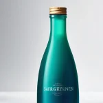 물성매력 디자인과 소비자 행동 - **Prompt:** A high-resolution, professional product photograph of a modern, ergonomic beverage bottl...
